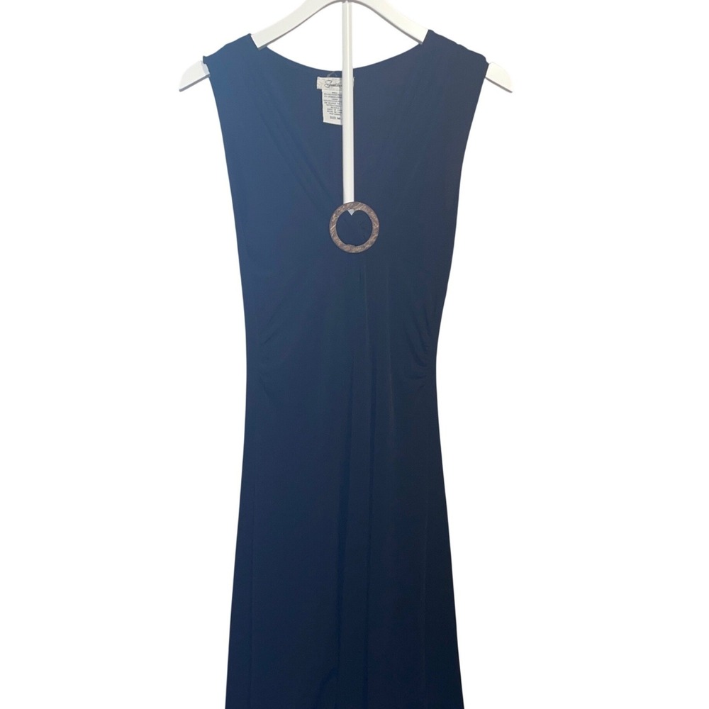 Speechless Little Black Dress LBD Sleeveless Ring Accent Fit Flare Evening Dress